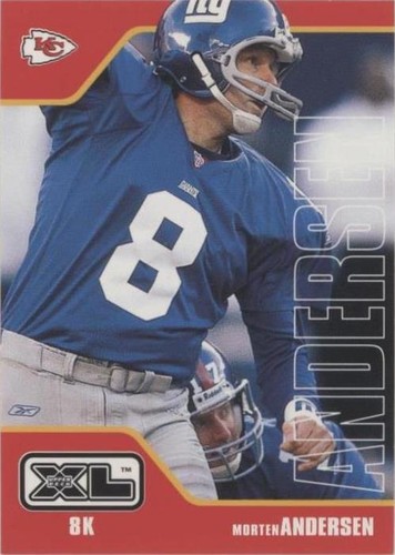 2002 Upper Deck XL Morten Andersen #319