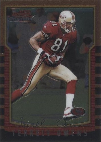 2000 Bowman Chrome Terrell Owens #3