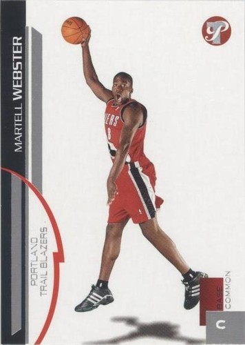2005-06 Topps Pristine - Martell Webster #106