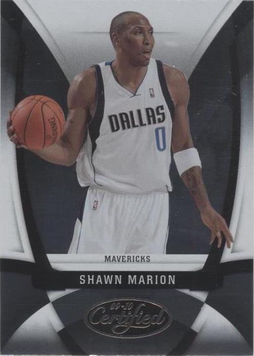 Certificado Panini 2009-10 - Shawn Marion #6