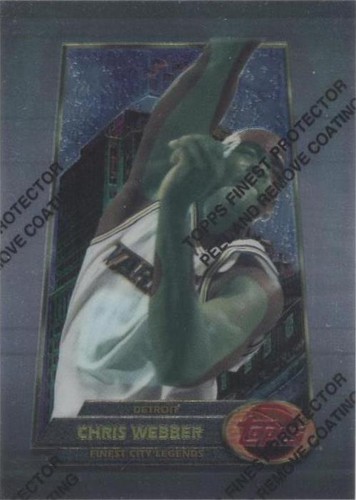 1994-95 Topps Finest - Chris Webber #104
