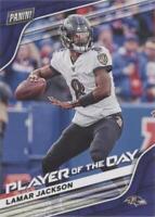2020 Panini Player of the Day Lamar Jackson #9