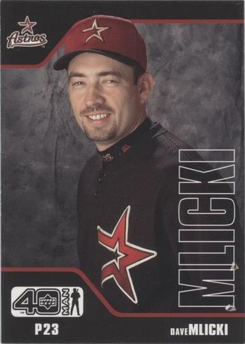 2002 Upper Deck 40 Man - Dave Mlicki #465
