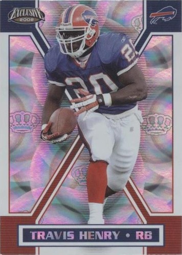 2002 Pacific Exclusive Travis Henry #20