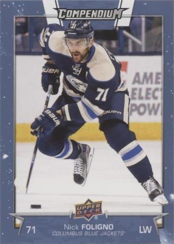 2017-18 Upper Deck Compendium - Nick Foligno #74