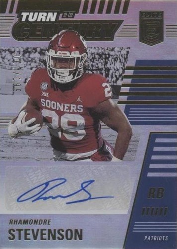 2021 Panini Donruss Elite Rhamondre Stevenson #TTC-RST