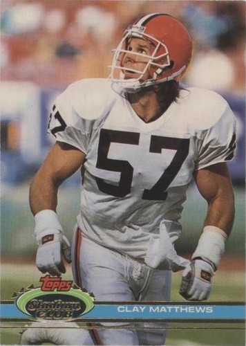 1991 Topps Stadium Club Clay Matthews #366