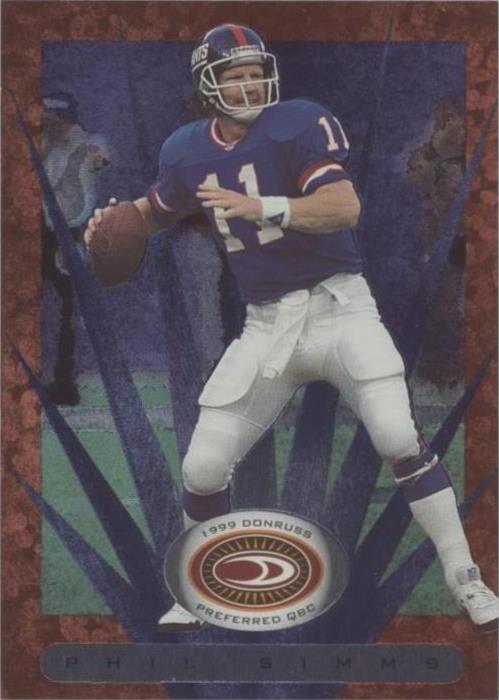 1999 Donruss Preferred QBC Phil Simms #40