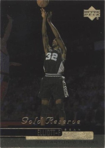 1999-00 Upper Deck Gold Reserve - Sean Elliott #191