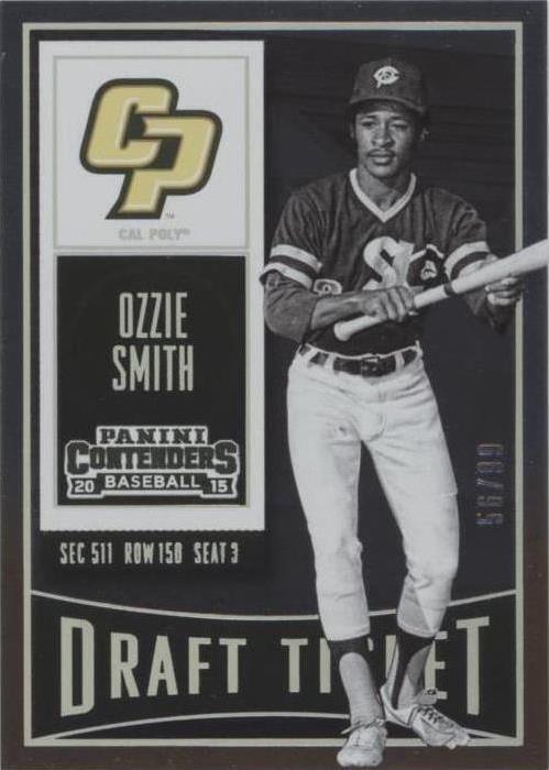 Panini Contenders 2015 - Ozzie Smith #74