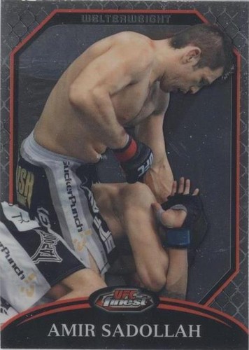 2011 Topps Finest UFC - Amir Sadollah #58