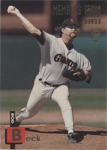 1994 Topps Stadium Club Members Only - Rod Beck #44