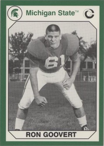 1990 Collegiate Collection Michigan State Spartans Ron Goovert #5
