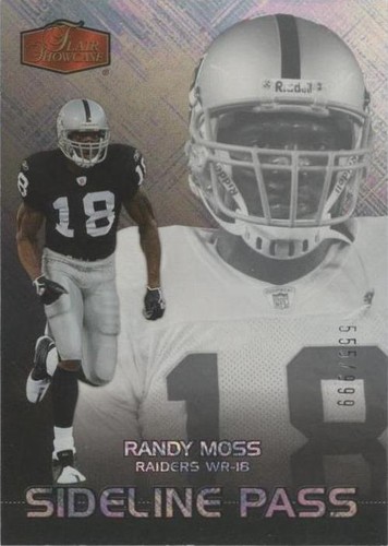 RANDY MOSS Raiders 2006 Fleer Flair Showcase Stars #SS13 NFL HOF