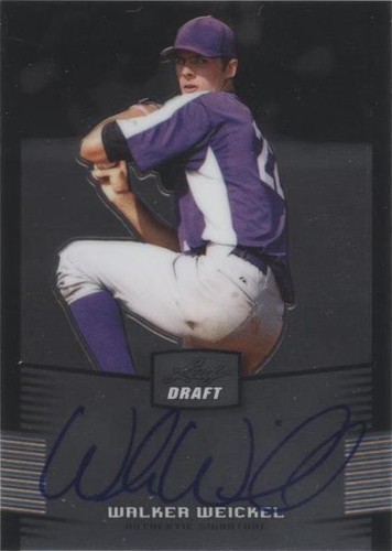 2012 Leaf Metal Draft - Walker Weickel #BA-WW1