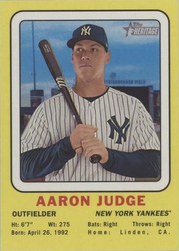 2018 Topps Heritage - Aaron Judge #69CC-AJ