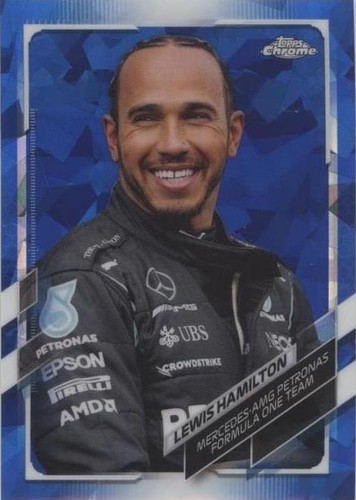 2020 Topps Chrome Sapphire F1 LEWIS HAMILTON Gold Image