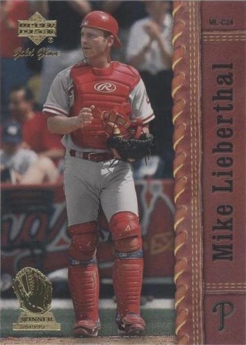 2001 Upper Deck Gold Glove - Mike Lieberthal #80