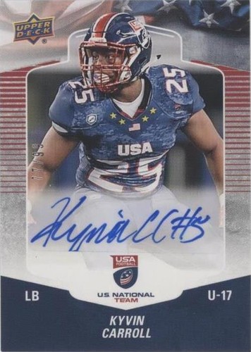 2018 Upper Deck USA Football Kyvin Carroll #A-17