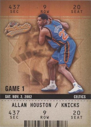 2002-03 Fleer Authentix - Allan Houston #28