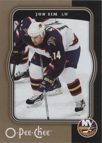2007-08 O-Pee-Chee - Jon Sim #306