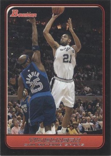 2006-07 Bowman Draft Picks & Stars - Tim Duncan #20