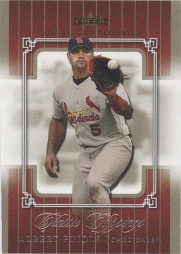 2001 FLEER FUTURES ALBERT PUJOLS 1903/2499 ROOKIE PSA 9 CARDINALS