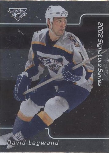 2001-02 In the Game Be A Player Signature Series - David Legwand #028