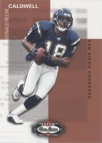 2002 Fleer Box Score Reche Caldwell #173