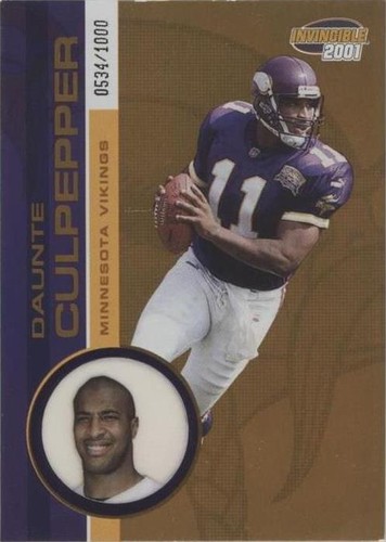 2001 Pacific Invincible Daunte Culpepper #132