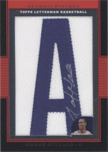 2007-08 Topps Letterman - Arron Afflalo #LA-AA