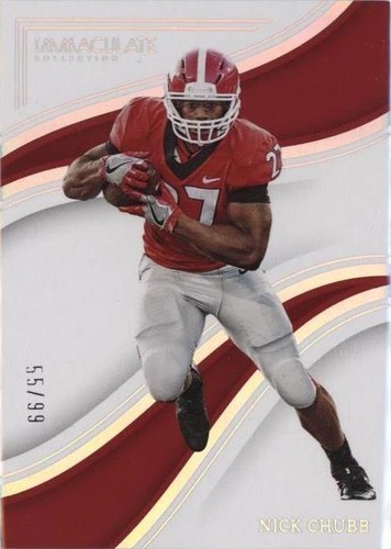 2023 Panini Immaculate Collection Collegiate Nick Chubb #37
