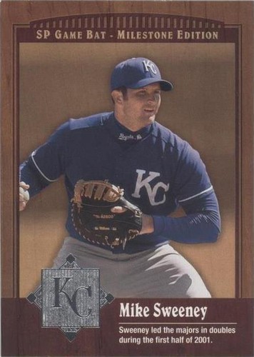 2001 SP Game Bat Edition Milestone - Mike Sweeney #28