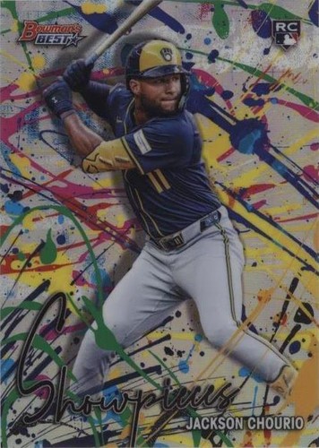 JACKSON CHOURIO PSA 9 Mint 2022 1st Bowman Paper Prospects # BP79 