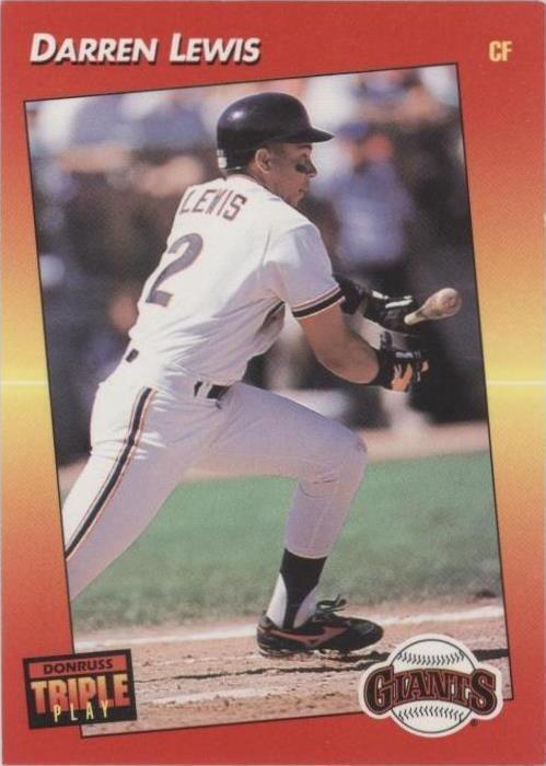 Donruss Triple Play 1992 - Darren Lewis #111