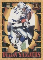 1996 Pacific Invincible Deion Sanders #SM45
