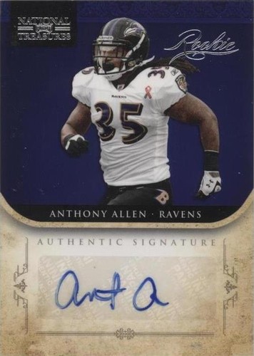 2011 Playoff National Treasures Anthony Allen #209