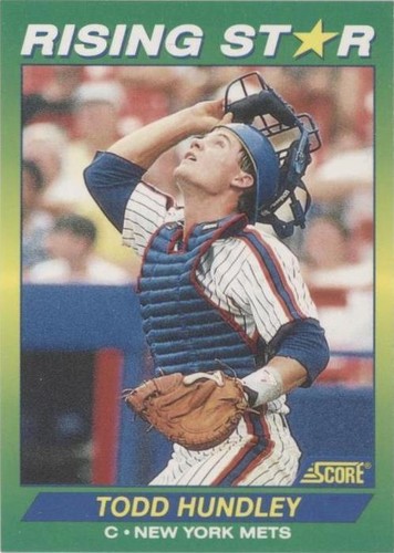 1992 Score 100 Hottest Rookies - Todd Hundley #80