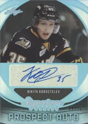 2015 Leaf Signature Series - Nikita Korostelev #SP-NK1