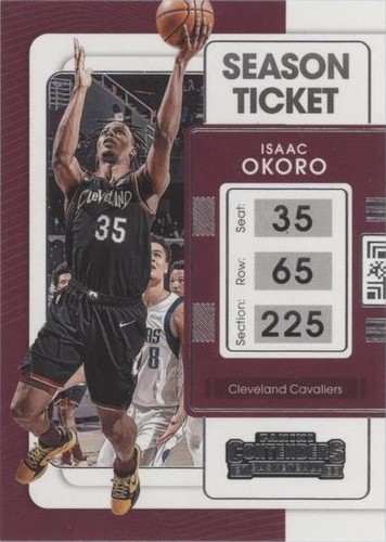 Isaac Okoro 2021-22 Prizm 75th Anniversary Blue Diamond #212