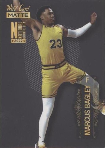2022 Wild Card MATTE National Convention - Marcus Bagley #MBN-15