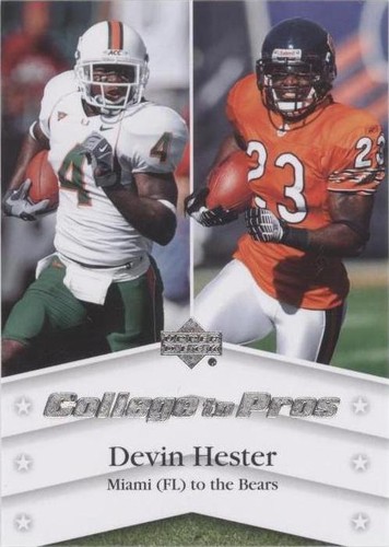 2007 Upper Deck Devin Hester #NTN-DH