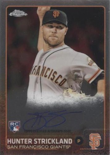 2015 Topps Chrome - Hunter Strickland #AR-HS