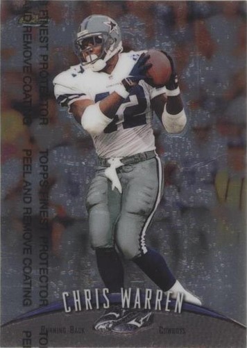 1998 Topps Finest Chris Warren #162