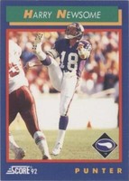 1992 Score Harry Newsome #52