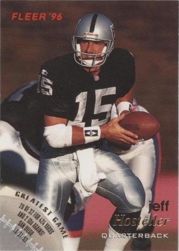 1996 Fleer Jeff Hostetler #101