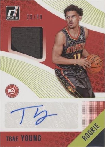 Trae Young 2018-19 Donruss Optic Choice Rated Rookie Mojo RC