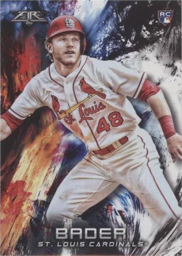 2018 Topps Fire - Harrison Bader #163