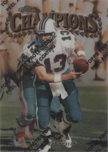 1997 Topps Finest Dan Marino #350