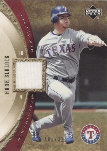 2005 Upper Deck Artifacts - Hank Blalock #MLB-HB